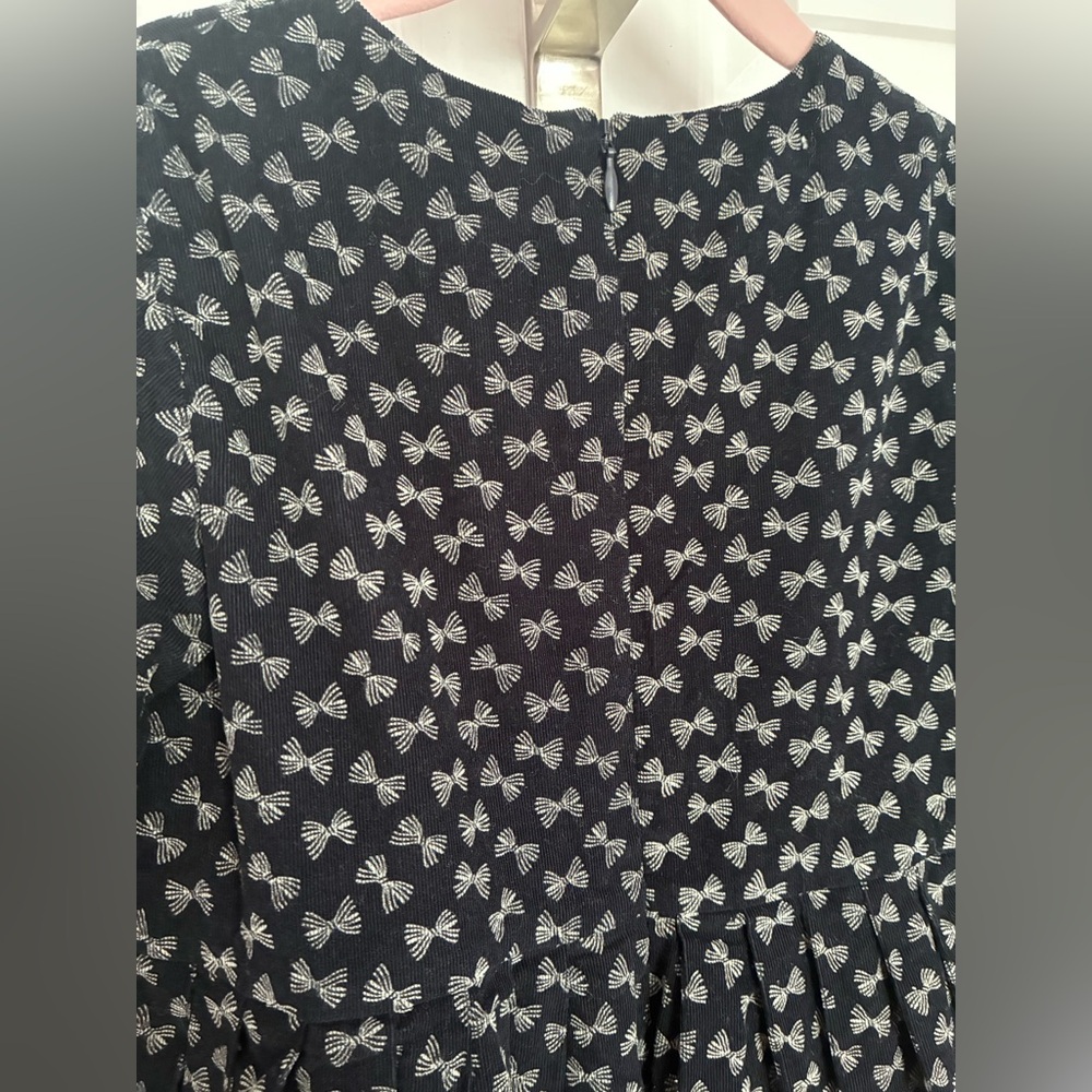 Jacadi Paris 8A Dark Navy Bow Dress - Picture 7 of 11